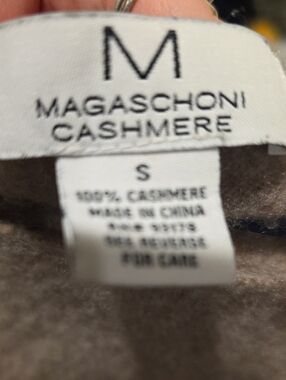Magaschoni Cashmere Sweater in Taupe Gray